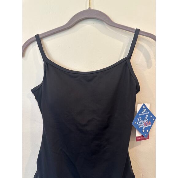 NWT Motionwear black camisole leotard AL - Picture 2 of 8